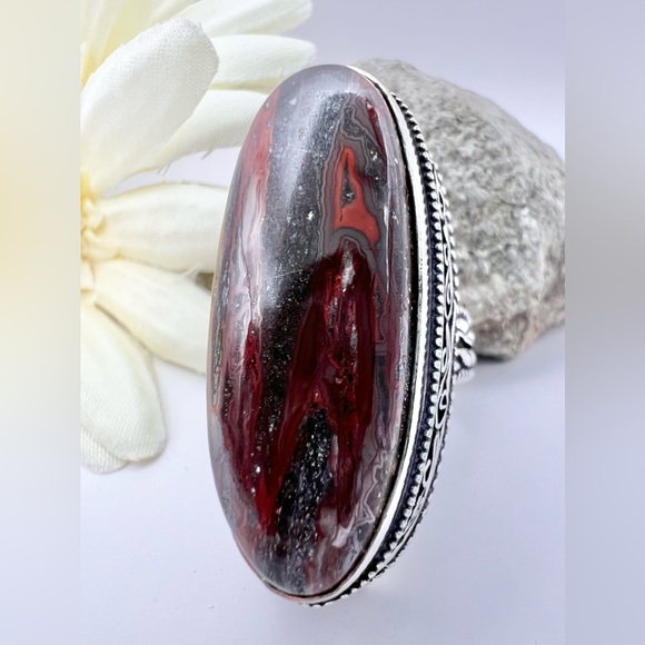 CRAZY LACE AGATE RING - Picture 6 of 9